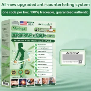 🇺🇸 𝐎𝐟𝐟𝐢𝐜𝐢𝐚𝐥 𝐔𝐒 𝐒𝐭𝐨𝐫𝐞 | 🧑‍⚕️🩺 Acezozla® Moringa · Berberine × NAD+ 𝟏𝟎-𝐢𝐧-𝟏 𝐀𝐝𝐯𝐚𝐧𝐜𝐞𝐝 𝐍𝐚𝐧𝐨 𝐌𝐢𝐜𝐫𝐨𝐧𝐞𝐞𝐝𝐥𝐞 𝐏𝐚𝐭𝐜𝐡 — 𝐎𝐧𝐜𝐞 𝐃𝐚𝐢𝐥𝐲, 𝐕𝐢𝐬𝐢𝐛𝐥𝐞 𝐑𝐞𝐬𝐮𝐥𝐭𝐬 𝐢𝐧 𝟕 𝐃𝐚𝐲𝐬🔥