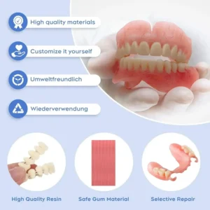 ✨Ends Today: 70% OFF!  ⏰Acezozla® Medical Full Denture with Strong Suction ✅  (Made and Shipped from the USA🍀)