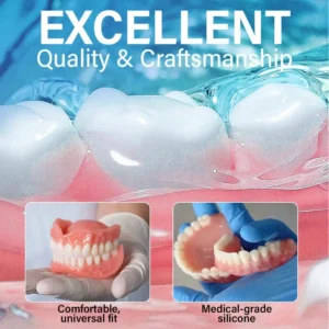✨Ends Today: 70% OFF! ⏰Acezozla® Medical Full Denture with Strong Suction ✅ (Made and Shipped from the USA🍀)