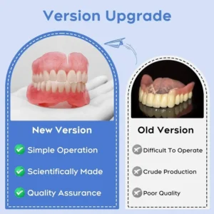 ✨Ends Today: 70% OFF! ⏰Acezozla® Medical Full Denture with Strong Suction ✅ (Made and Shipped from the USA🍀)