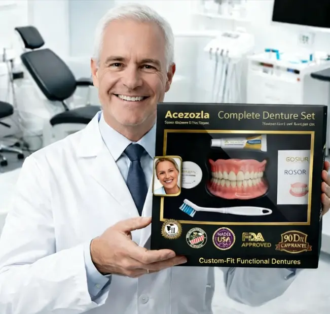 🏆Acezozla™: 😁Dentures That Stay. Smile With Confidence😁