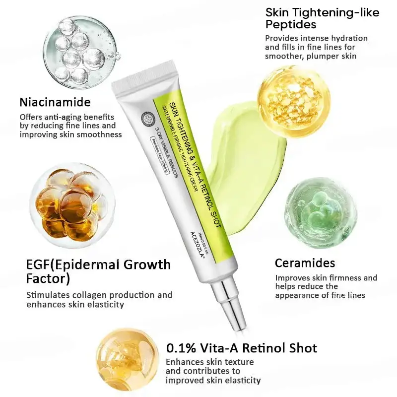 🧠👨⚕️Made and shipped from the USA 💫ACEZOZLA® Skin Tightening & Vita-A Retinol Retinol shot Anti-Wrinkle Firming Tightening cream - Last Day Promotion 70% OFF
