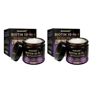 Made and Shipped from USA ✨Acezozla® Biotin 10-in-1 Skin Restoration Cream 🍀