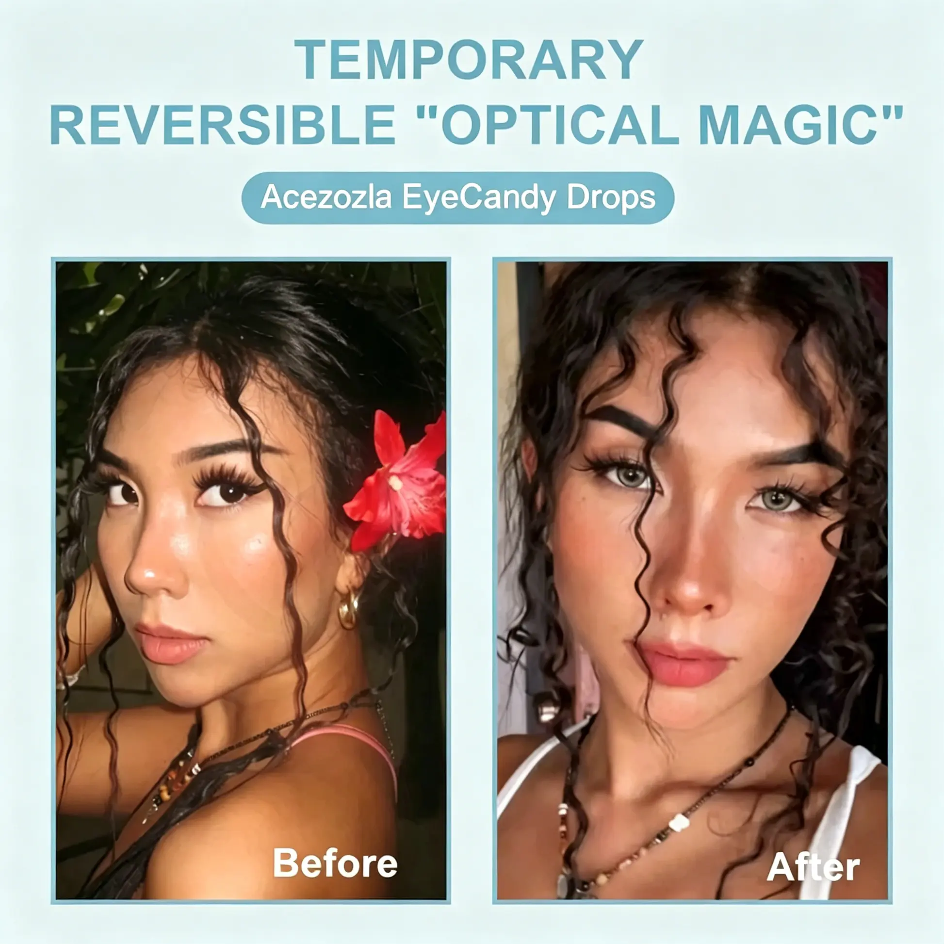 Acezozla® EyeCandy Drops🔥Best Value Natural Eye Tone Enhancer, Skip Colored Contacts, Long Lasting Comfort Eye Beauty Cosmetic