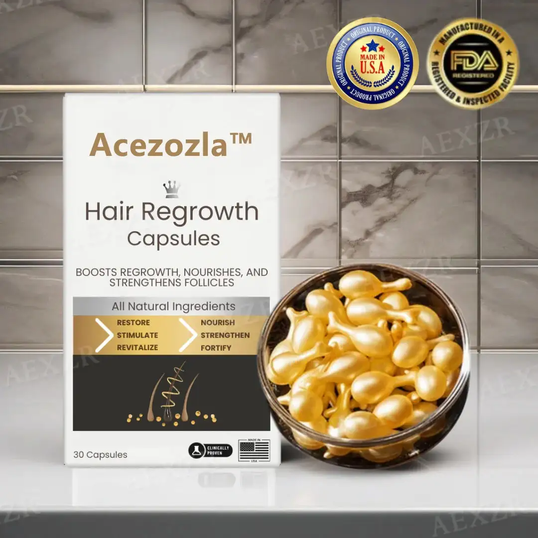 Acezozla™ Hair Regrowth Capsules💊Support Fast Hair Growth & Thicker Looking Hair✨