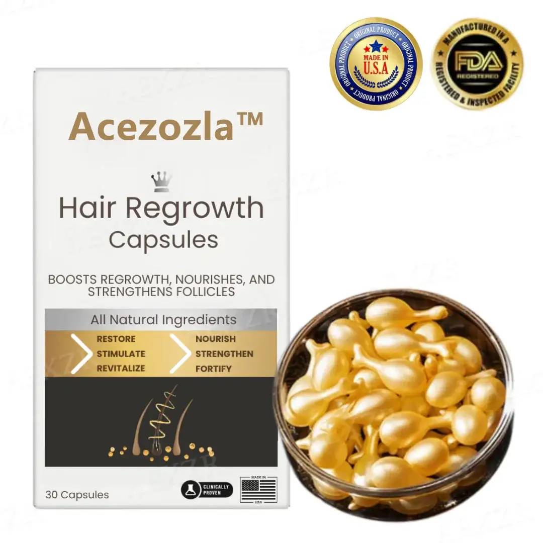 Acezozla™ Hair Regrowth Capsules💊Support Fast Hair Growth & Thicker Looking Hair✨