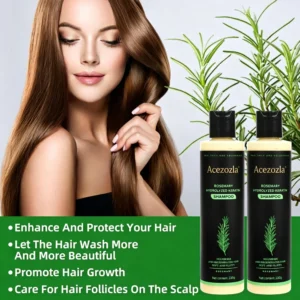 Acezozla® Rosemary Shampoo | Hair Growth & Anti-Dandruff Scalp Treatment