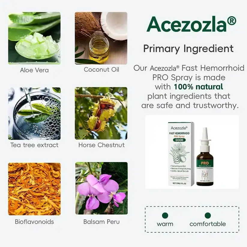 🔥𝙎𝙥𝙚𝙘𝙞𝙖𝙡 𝙋𝙧𝙤𝙢𝙤𝙩𝙞𝙤𝙣 | Acezozla® Fast Hemorrhoid PRO Spray