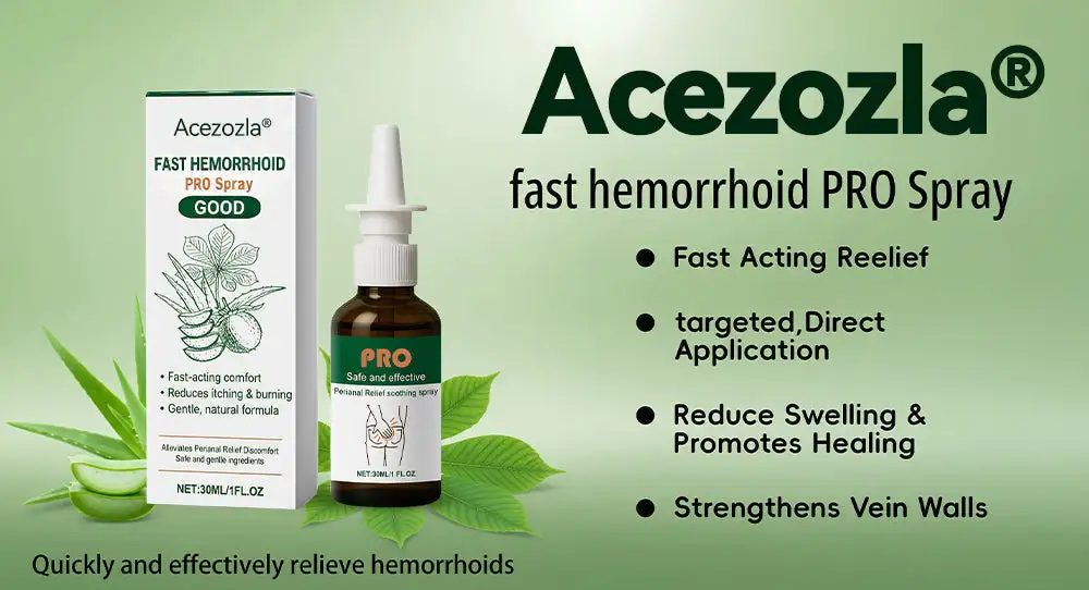 🔥𝙎𝙥𝙚𝙘𝙞𝙖𝙡 𝙋𝙧𝙤𝙢𝙤𝙩𝙞𝙤𝙣 | Acezozla® Fast Hemorrhoid PRO Spray