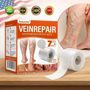 🔥 LIMITED SPECIAL OFFER🔥Acezozla® VeinRepair Microneedle Patch Roll (Advanced Microneedle Vein Repair Patch for Bulging Veins, Swelling, Heavy Legs & Daily Leg Discomfort)