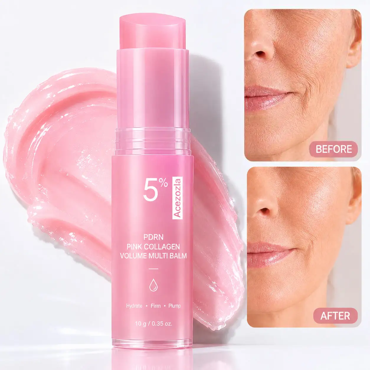 ⏰Buy one get one free! Last five hours! 🔥Acezozla Korean Pink CollagenVolume Multi Balm✨