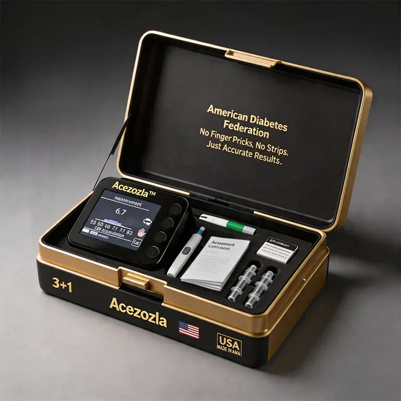 No Prick, No Pain | FDA Approved Non-Invasive Glucose Monitor – 99.9% Clinical Accuracy | Acezozla™ + FREE Limited-Time Gift 🎁