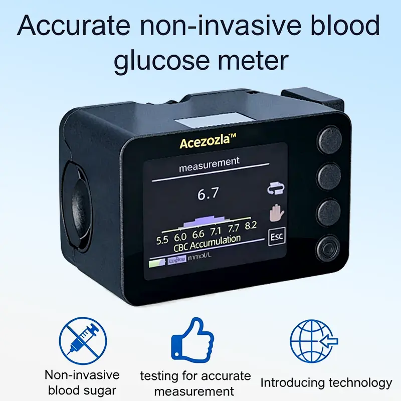 No Prick, No Pain | FDA Approved Non-Invasive Glucose Monitor – 99.9% Clinical Accuracy | Acezozla™ + FREE Limited-Time Gift 🎁